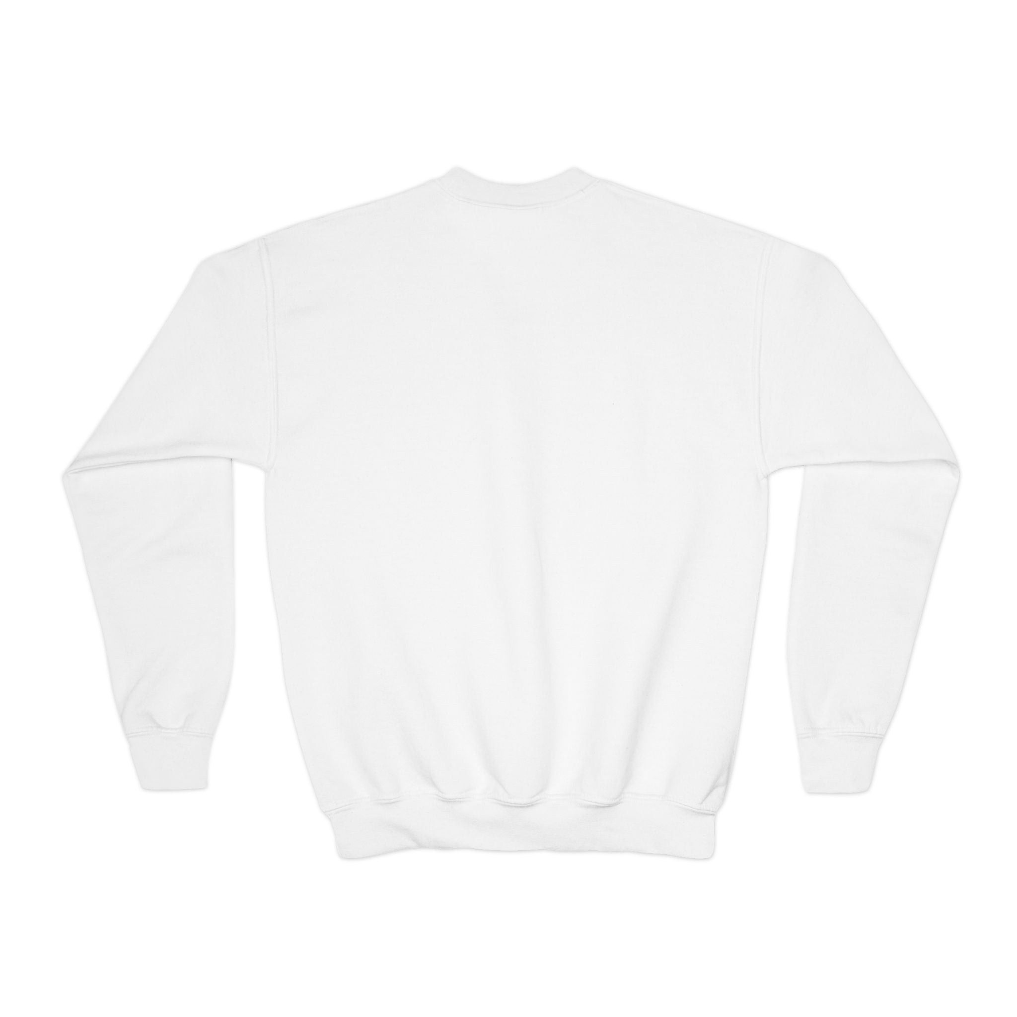 Youth Crewneck Sweatshirt — 'Angel' Script with Halo Graphic